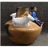 Image 4 : NAVAJO POTTERY VASE (SARESSA YAZZIE )