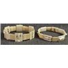 Image 2 : FOUR INUIT IVORY BRACELETS AND SALT  &PEPPER SHAKER