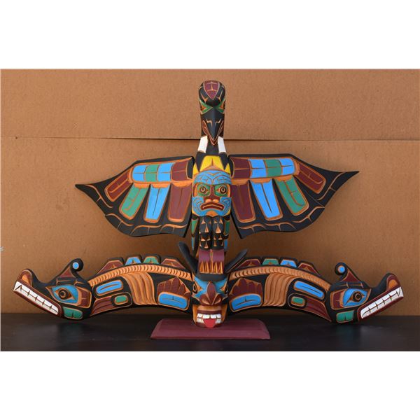 NORTHWEST COAST TOTEM POLE (JIMMY JOSEPH)