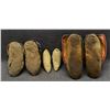 Image 7 : THREE PAIR OF EASTERN MOCCASINS
