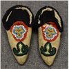 Image 9 : THREE PAIR OF EASTERN MOCCASINS