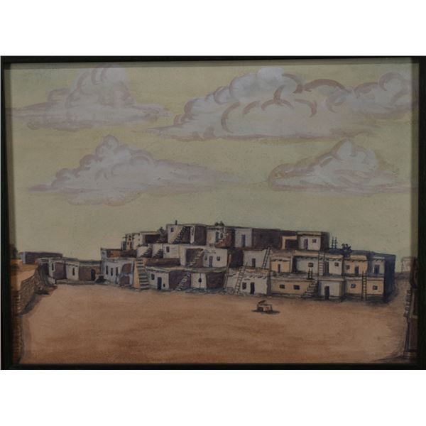 HOPI PAINTING (RICHARD SITKO PENETEWA)