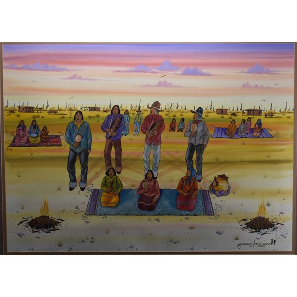 PAPAGO PAINTING (MICHAEL CHIAGO)