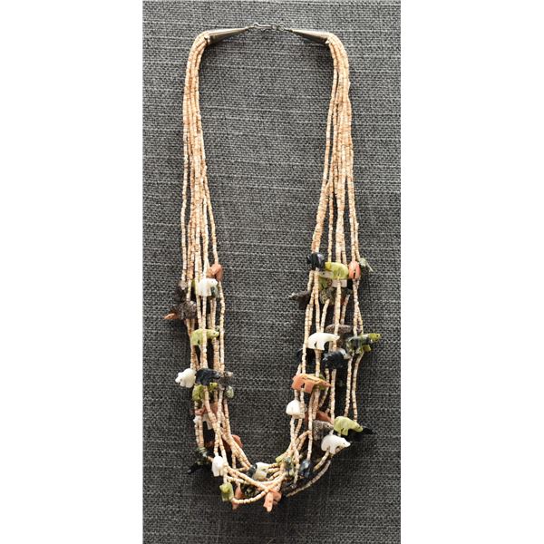 PUEBLO FETISH NECKLACE