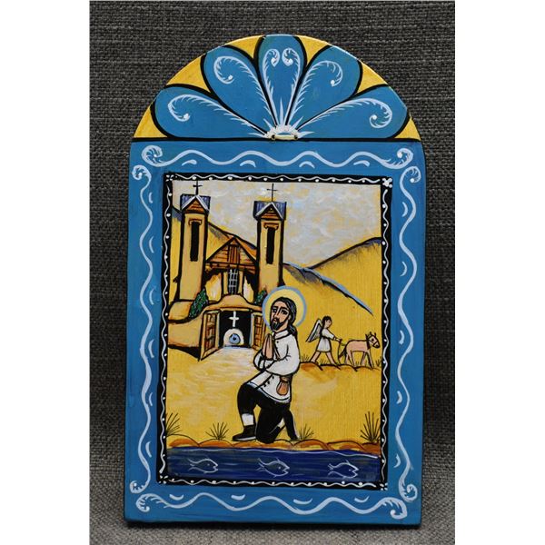 NEW MEXICAN RETABLO (RUBIN GALLEGOS)
