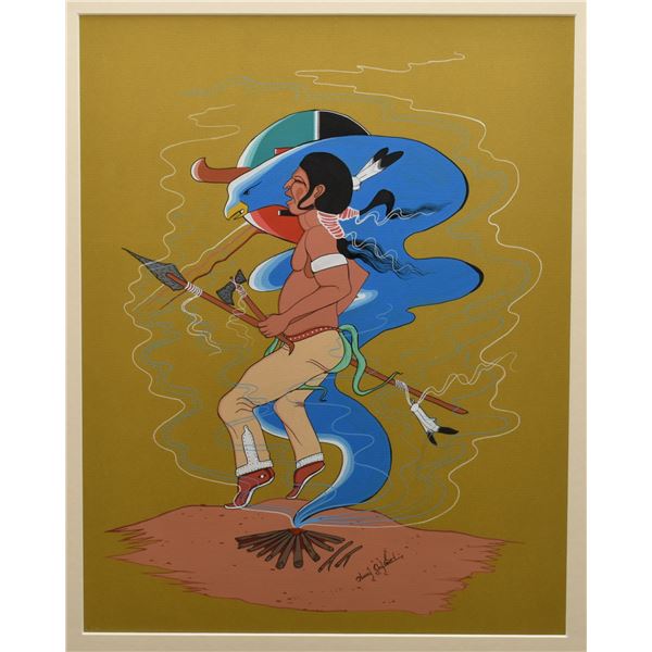 NAVAJO PAINTING (HARRY CLAY)