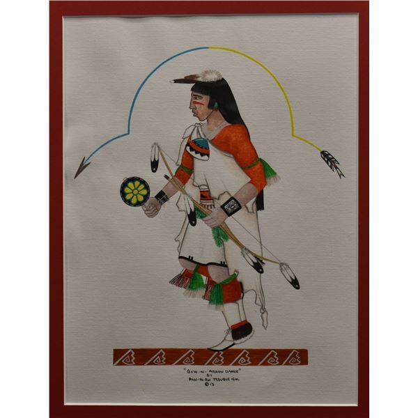 TESUQUE PAINTING (PAN-YO-PIN BOBBY VIGIL )