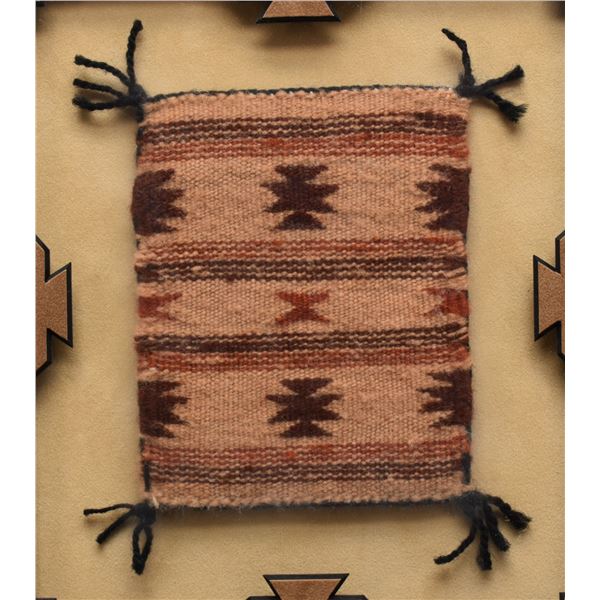 MINIATURE NAVAJO TEXTILE