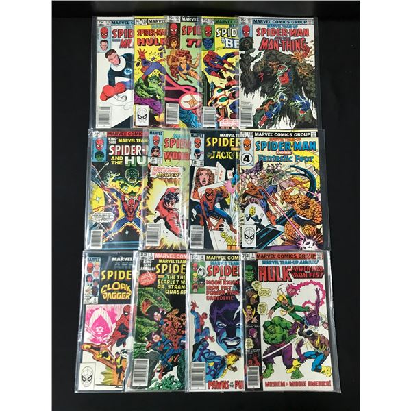 LO OF 12 MARVEL TEAM UP COMICS - MARVEL COMICS