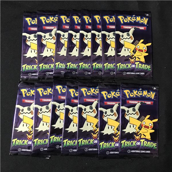 LOT OF POKEMON TCG TRICK OR TRADE SEALED PACKS