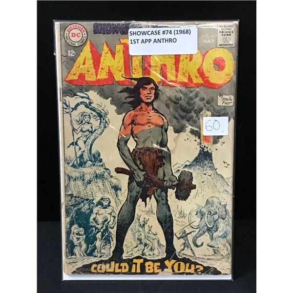 SHOWCASE #74 (1968) 1ST APPEARANCE OF ANTHRO - DC COMICS