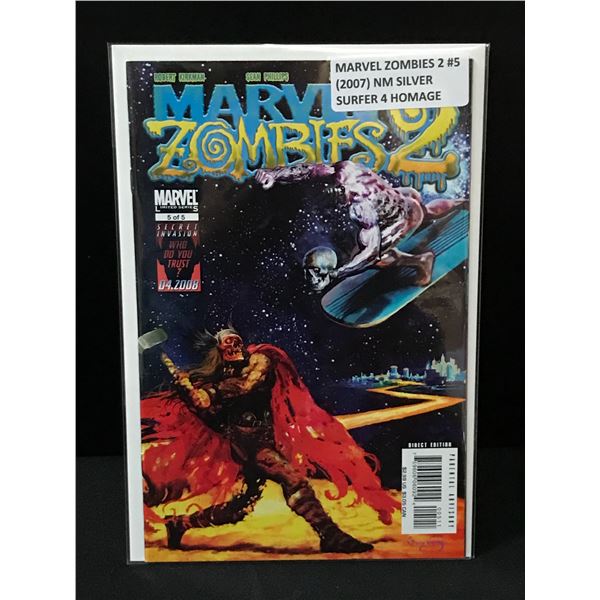MARVEL ZOMBIEES 2 #5 SILVER SURFER 4 HOMAGE - MARVEL COMICS
