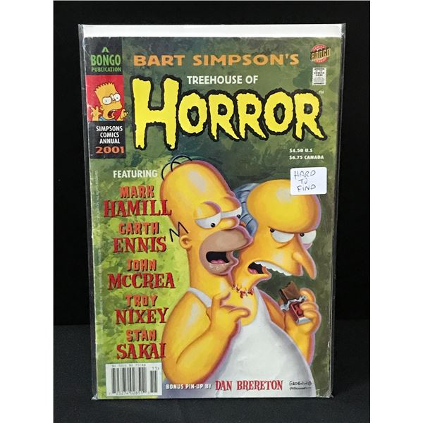BART SIMPSON'S TREEHOUSE OF HORROR (2001) - BONGO COMICS