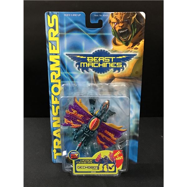 TRANFORMERS BEAST MACHINES GECKOBOT IN ORIGINAL PACKAGING