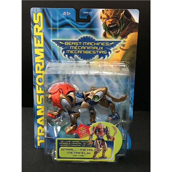 TRANFORMERS BEAST MACHINES SNARL METALLION IN ORIGINAL PACKAGING