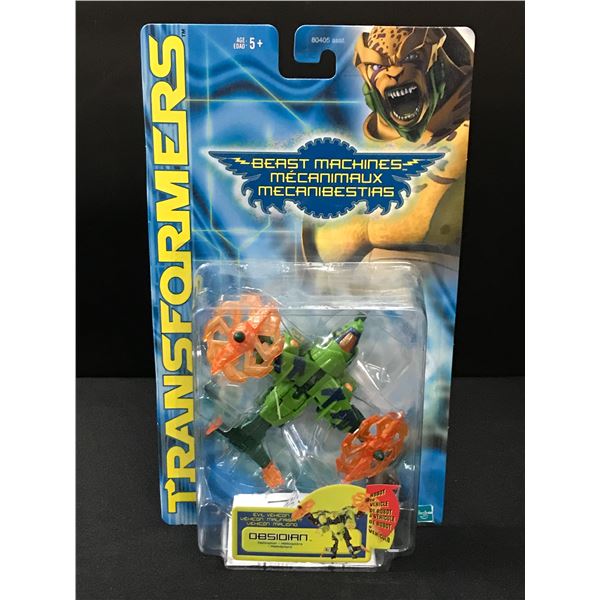 TRANFORMERS BEAST MACHINES OBSIDIAN IN ORIGINAL PACKAGING