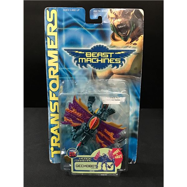 TRANFORMERS BEAST MACHINES GECKOBOT IN ORIGINAL PACKAGING