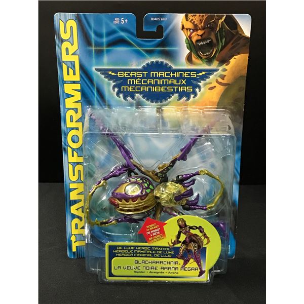 TRANFORMERS BEAST MACHINES BLACKARACHNIA  IN ORIGINAL PACKAGING