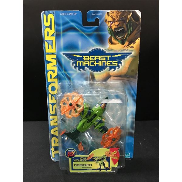 TRANFORMERS BEAST MACHINES OBSIDIAN IN ORIGINAL PACKAGING