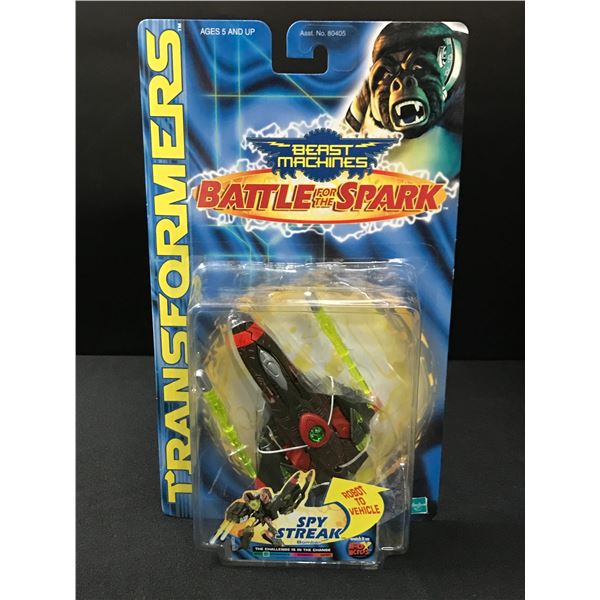 TRANFORMERS BEAST MACHINES BATTLE FOR THE SPARK SPY STREAK IN ORIGINAL PACKAGING