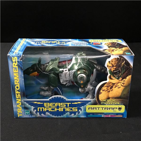 TRANFORMERS BEAST MACHINES RATTRAP IN ORIGINAL PACKAGING