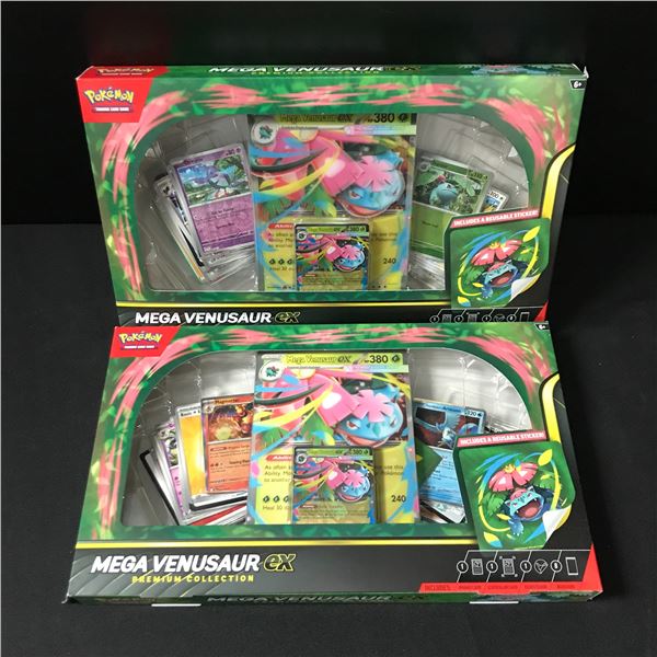 LOT OF 2 POKEMON TCG MEGA VENUSAUR EX TRADING CARD BOXES