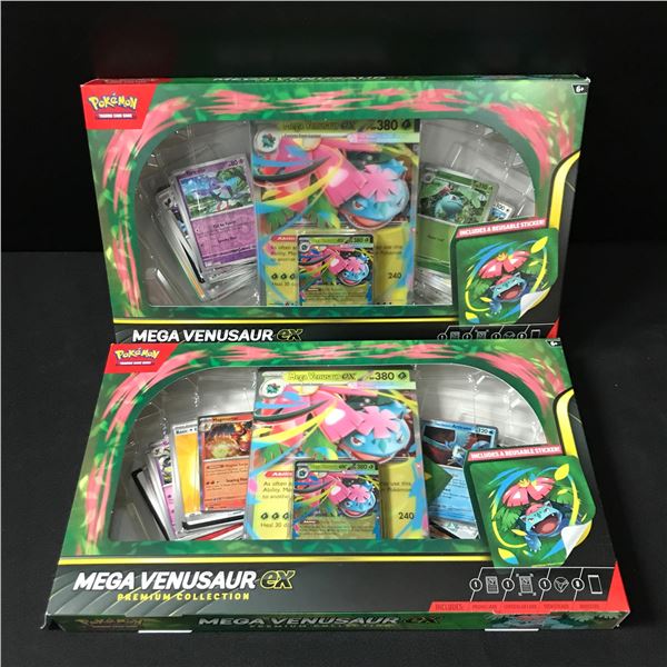 LOT OF 2 POKEMON TCG MEGA VENUSAUR EX TRADING CARD BOXES