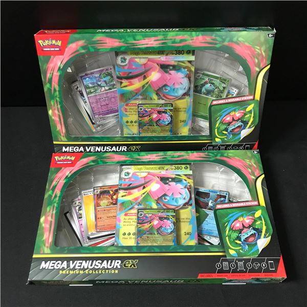 LOT OF 2 POKEMON TCG MEGA VENUSAUR EX TRADING CARD BOXES