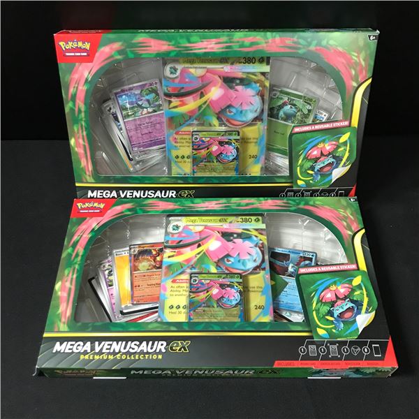 LOT OF 2 POKEMON TCG MEGA VENUSAUR EX TRADING CARD BOXES