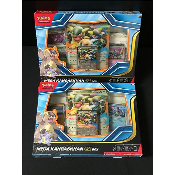 LOT OF 2 POKEMON TCG MEGA KANGASKHAN TRADING CARD BOXES