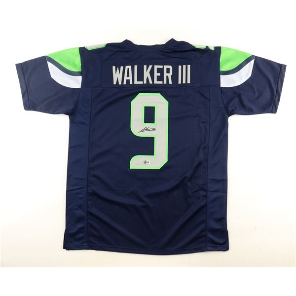 KENNETH WALKER III SIGNED SEATTLE SEAHAWKS JERSEY - BECKETT COA