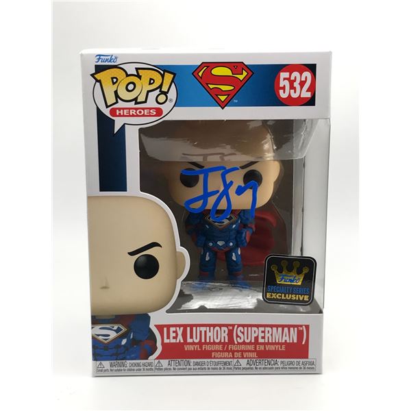 JESSIE EISENBERH SIGNED LEX LUTHOR FUNKO POP - KB COA