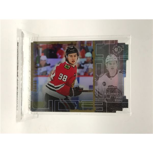 2023-24 UPPER DECK CONNOR BEDARD DIE CUT ROOKIE CARD