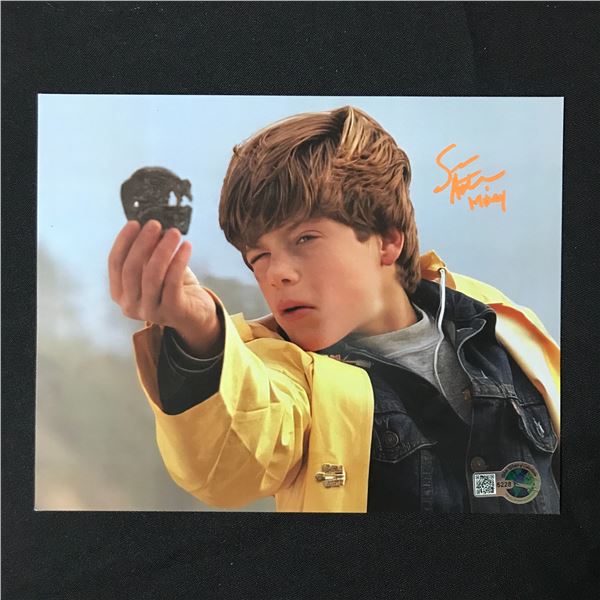 SEAN ASTIN SIGNED GOONIES 8X10 - WWOC COA