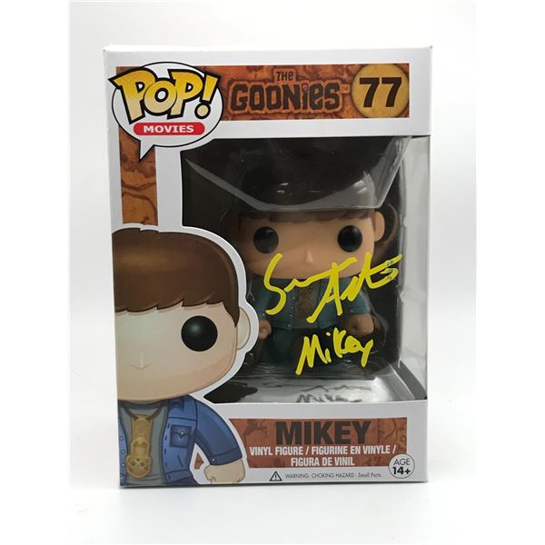 SEAN ASTIN SIGNED GOONIES FUNKO POP - WWOC COA