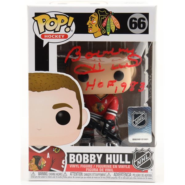 BOBBY HULL SIGNED FUNKO POP - JSA COA