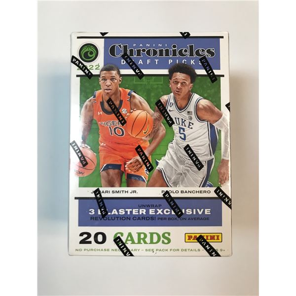 2022 PANINI CHRONICLES DRAFT PICKS SEALED TRADING CARDS BOX