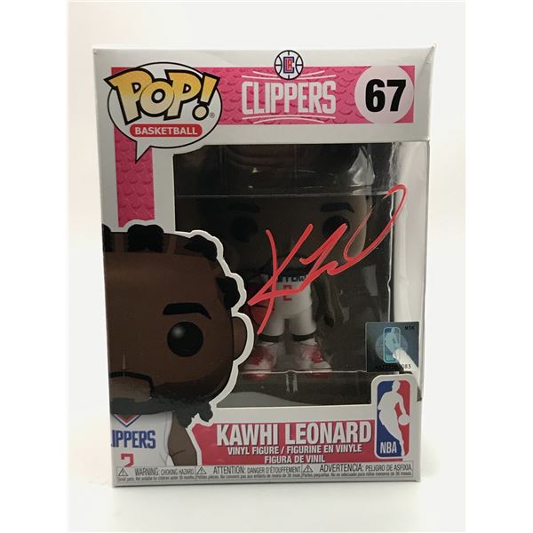 KAWHI LEONARD SIGNED FUNKO POP - ACE COA