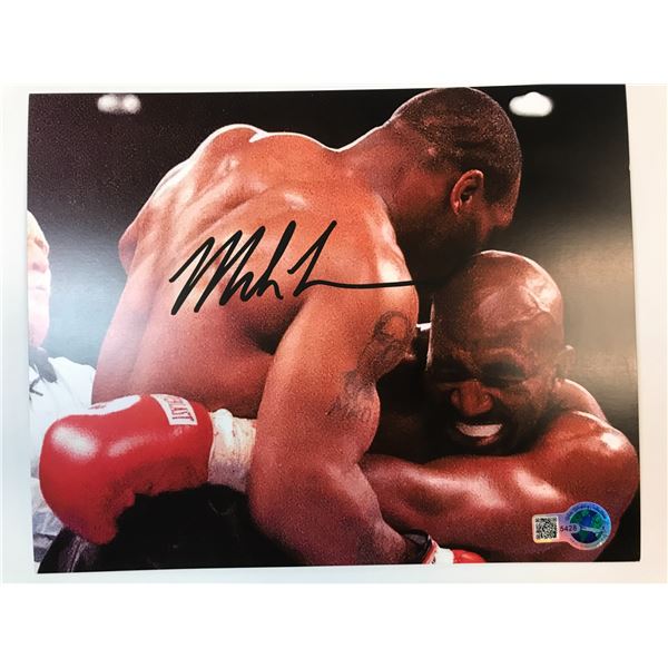 Mike Tyson SIGNED 8X10 - WWOC COA