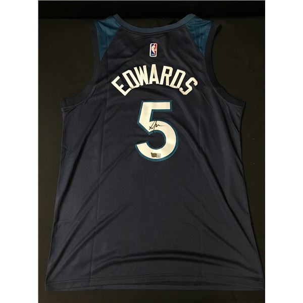 ANTHONY EDWARDS SIGNED MINNESOTA TIMEBERWOLVES BASKETBALL JERSEY - ACE COA