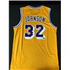 Image 1 : MAGIC JOHNSON SIGNED Los Angeles LAKERS BASKETBALL JERSEY - ACE COA