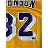 Image 2 : MAGIC JOHNSON SIGNED Los Angeles LAKERS BASKETBALL JERSEY - ACE COA