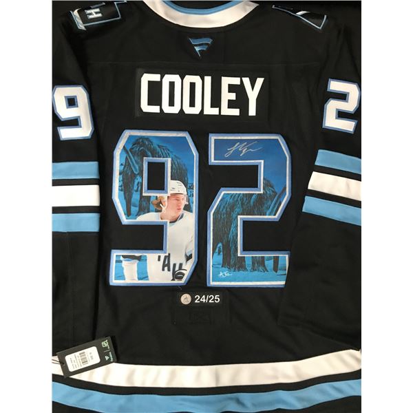 LTD EDITION LOGAN COOLEY SIGNED UTAH MAMMOTHS ARTISTIC NUMBER JERSEY (AJ COA)