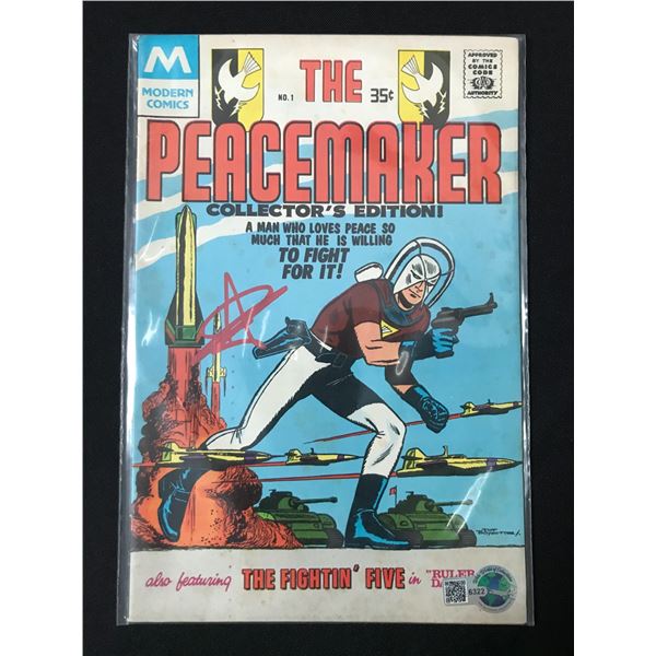 JOHN CENA SIGNED THE PEACEMAKER COMIC BOOK - WWOC COA