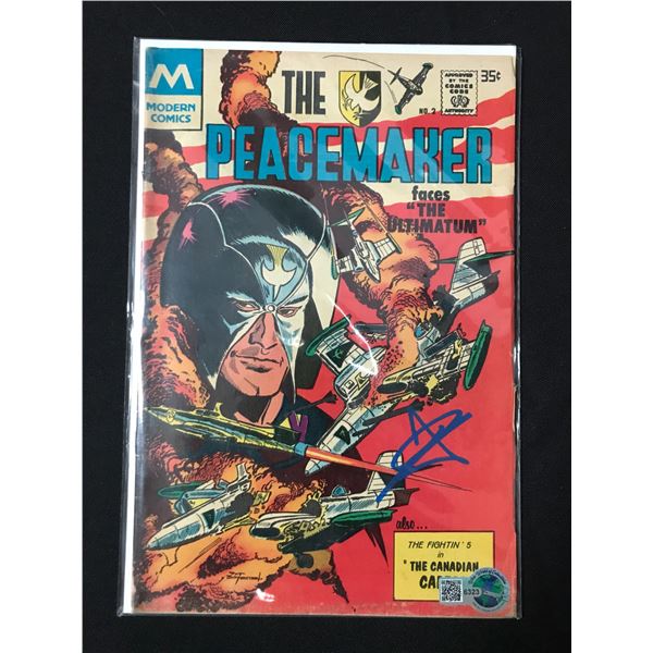 JOHN CENA SIGNED THE PEACEMAKER COMIC BOOK - WWOC COA