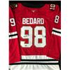 Image 1 : CONNOR BEDARD SIGNED CHICAGO BLACKHAWKS HOCKEY JERSEY - ACE COA
