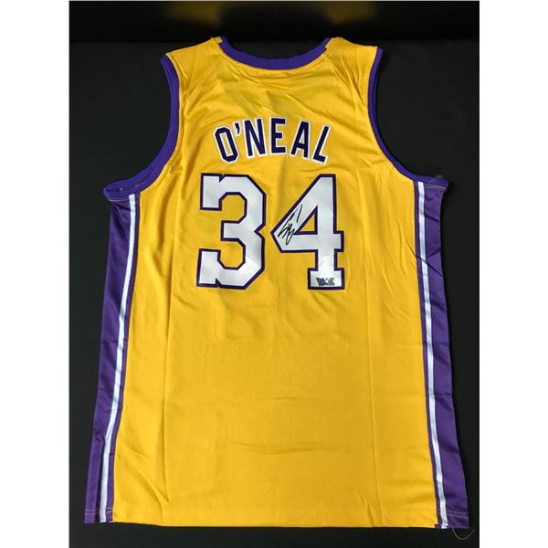 SHAQUILLE O'NEAL SIGNED Los Angeles LAKERS BASKETBALL JERSEY - ACE COA