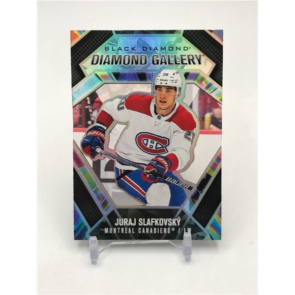 2022-23 UPPER DECK BLACK DIAMOND JURAJ SLAFKOVSKY DIAMOND GALLERY ROOKIE CARD
