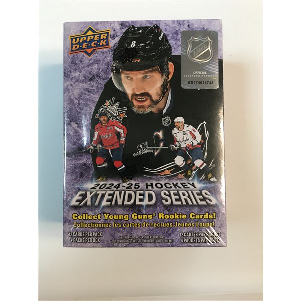 2024-25 UPPER DECK HOCKEY EXTENDED SERIES SEALED BOX