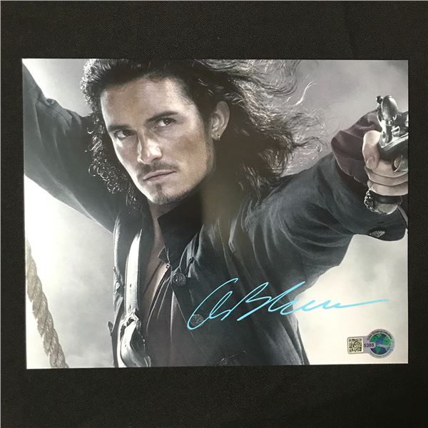 ORLANDO BLOOM PIRATES OF THE CARIBEEAN 8X10 - WWOC COA